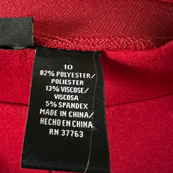 Ladies size 10 Rafaela red pants - Picture 3 of 7